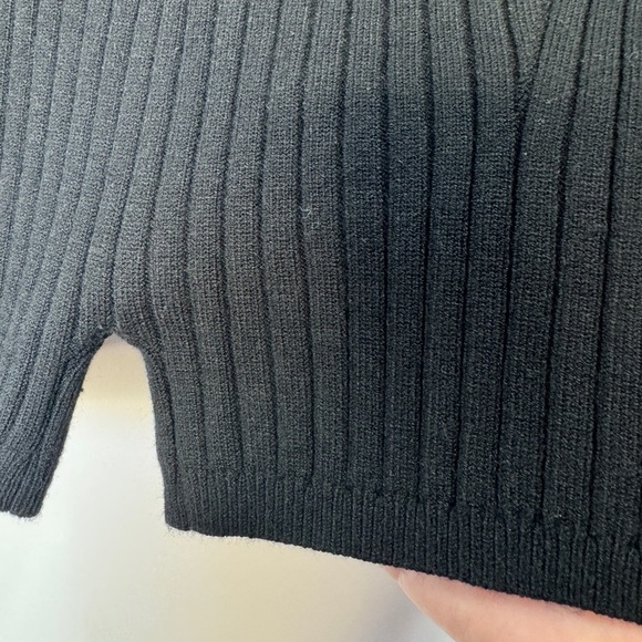 Victoria's Secret PINK Ribbed Knit Short Black - Picture 5 of 8